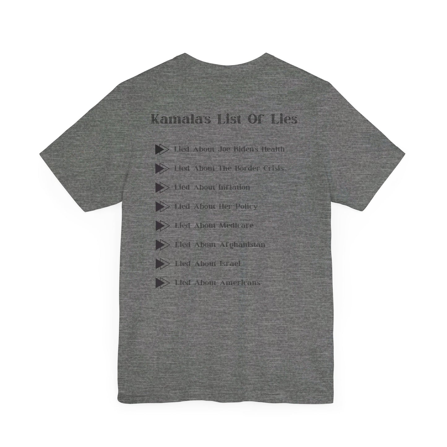 Kamala's List Of Lies T-Shirt