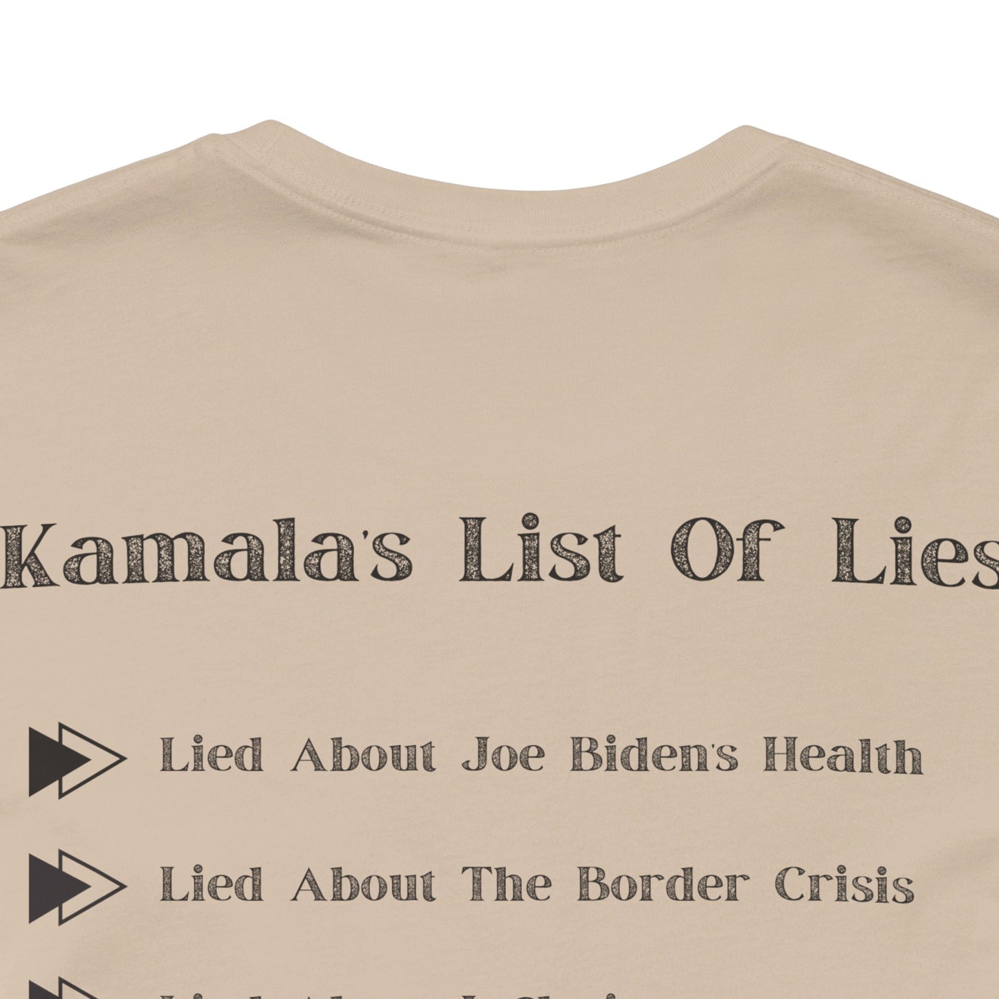 Kamala's List Of Lies T-Shirt