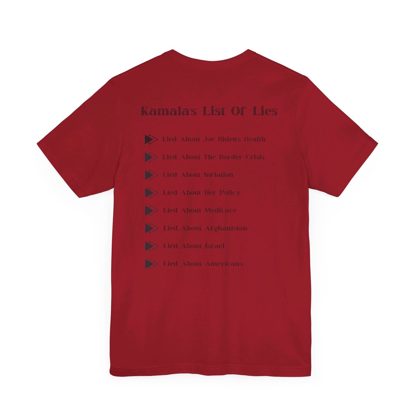 Kamala's List Of Lies T-Shirt