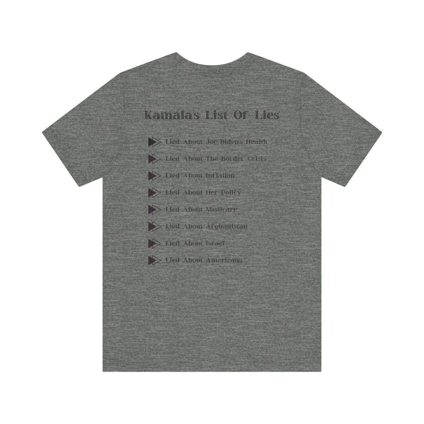 Kamala's List Of Lies T-Shirt