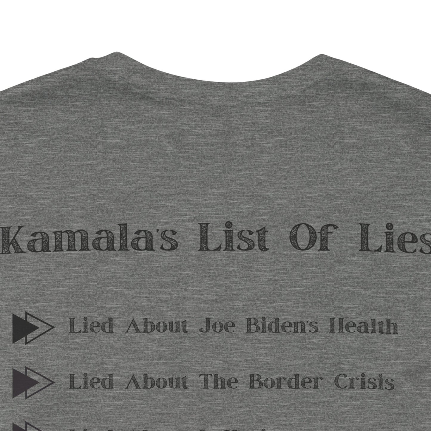 Kamala's List Of Lies T-Shirt