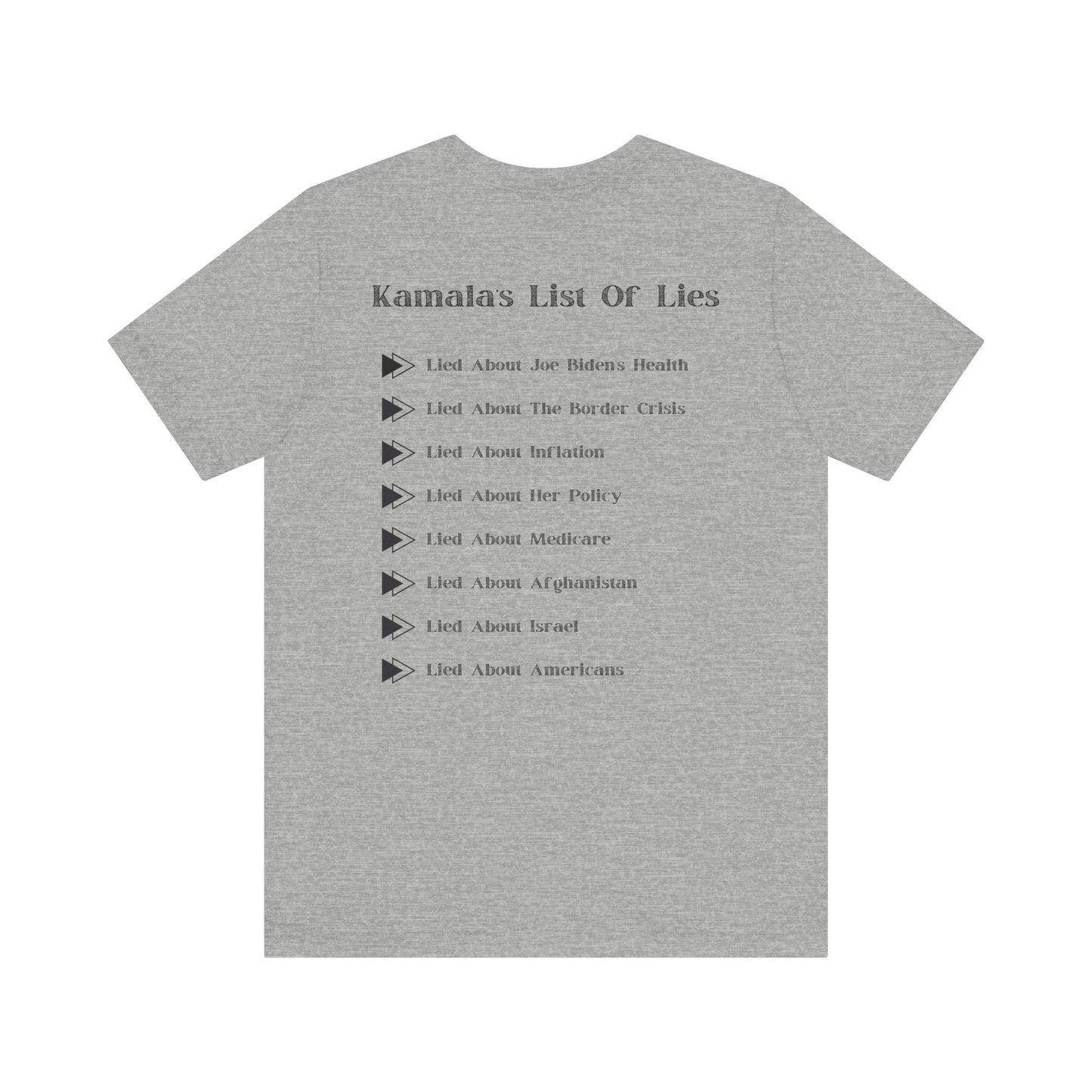 Kamala's List Of Lies T-Shirt