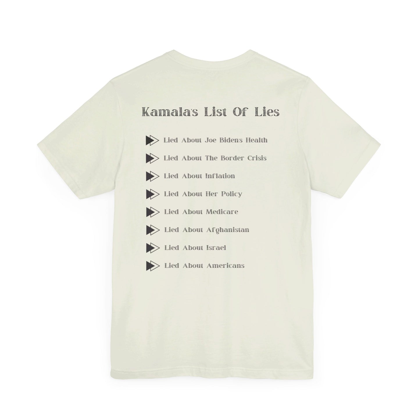 Kamala's List Of Lies T-Shirt