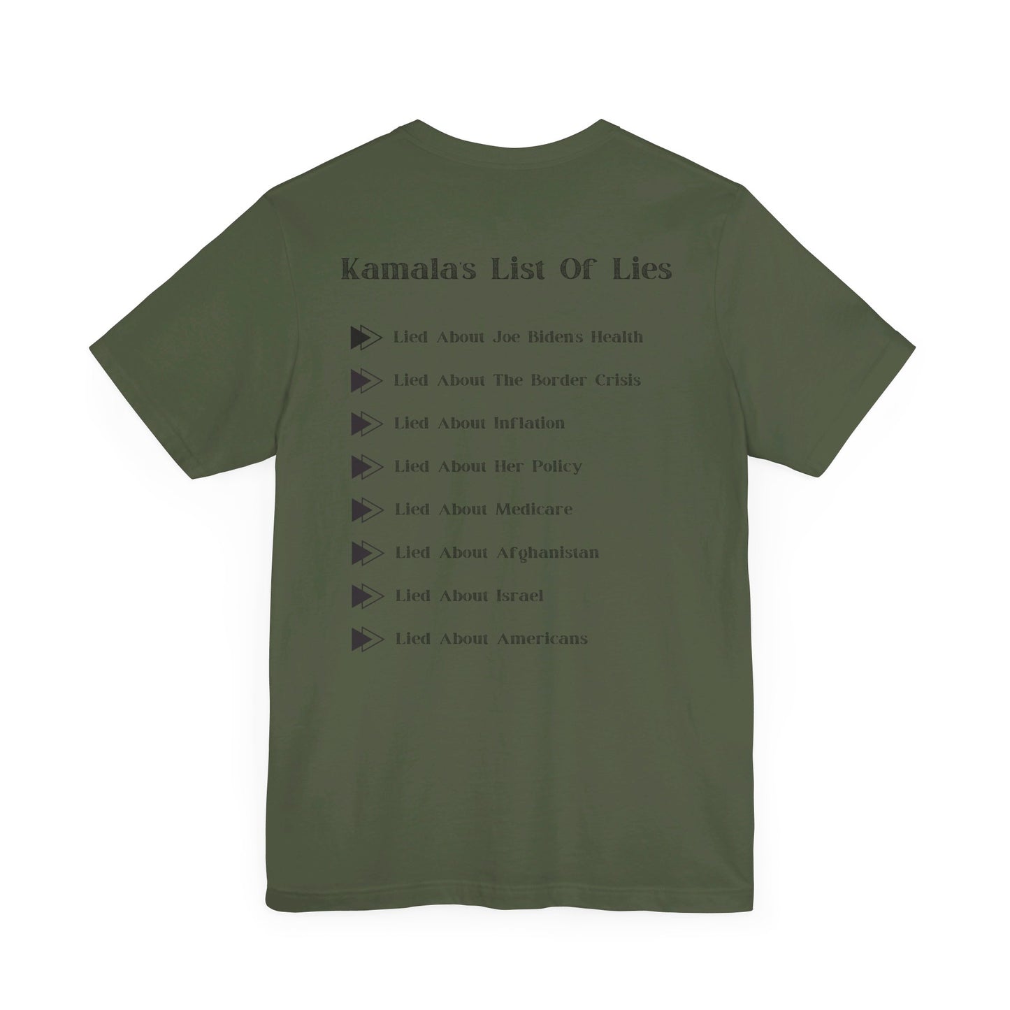 Kamala's List Of Lies T-Shirt