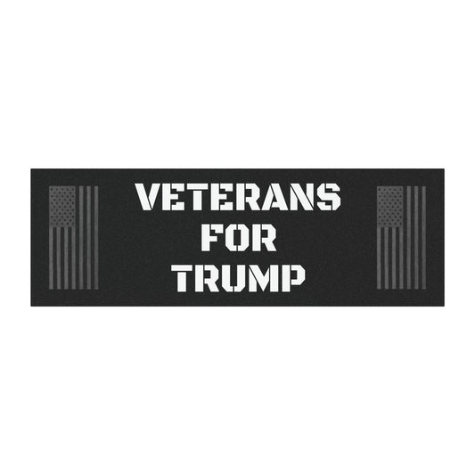 Veterans For Trump Car Magnet