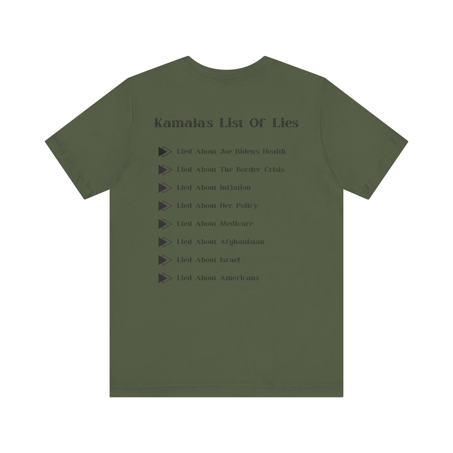 Kamala's List Of Lies T-Shirt